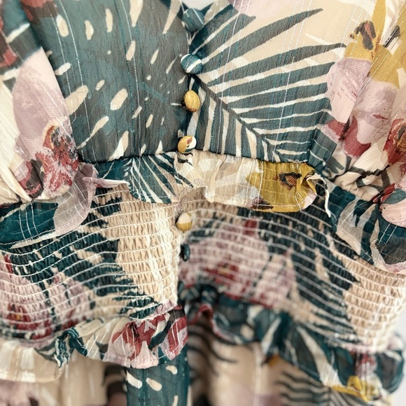 Walter Baker Arabella Tiered Spaghetti Strap Midi Dress size XS - Picture 7 of 14